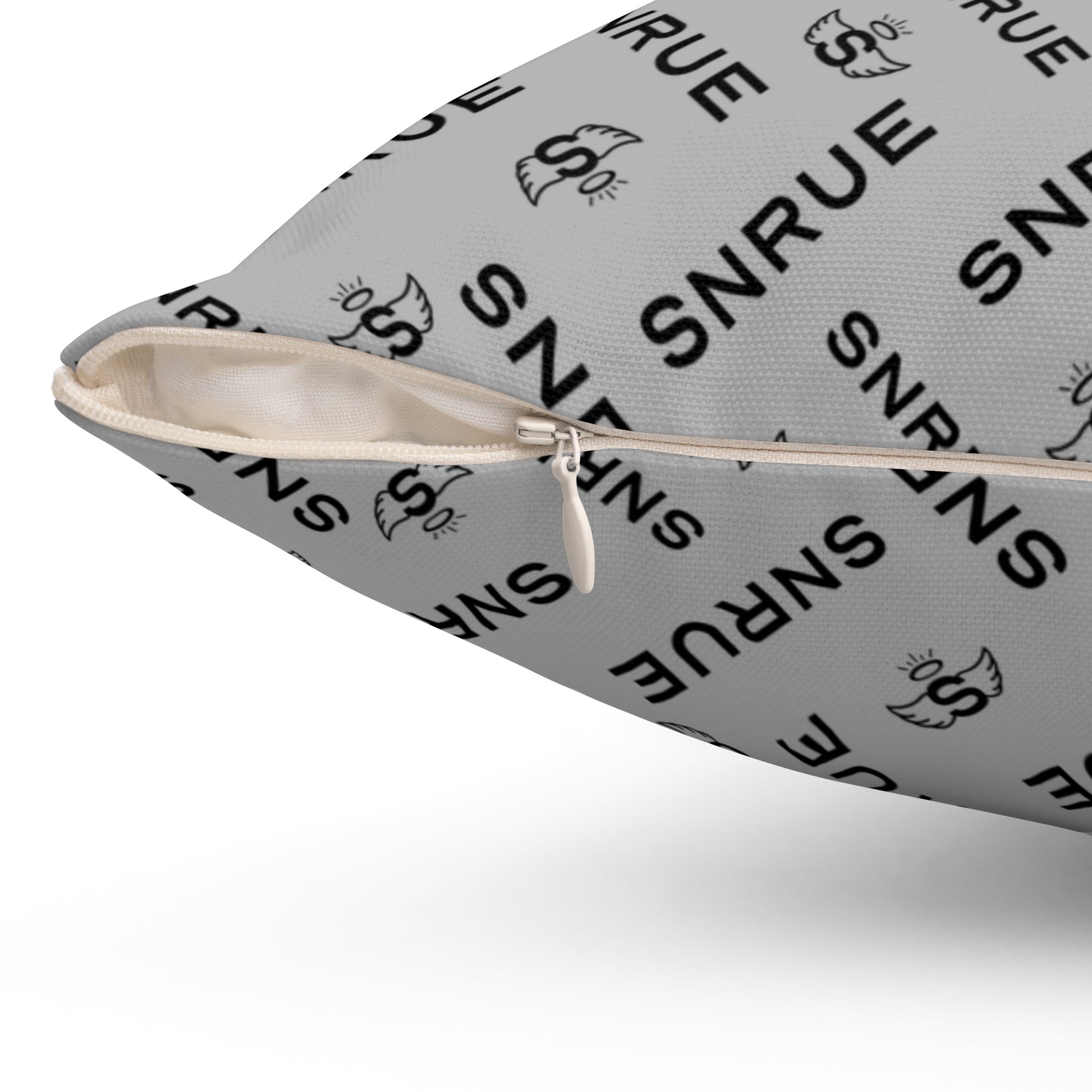 SNRUE® Luxe Monogram Pillow