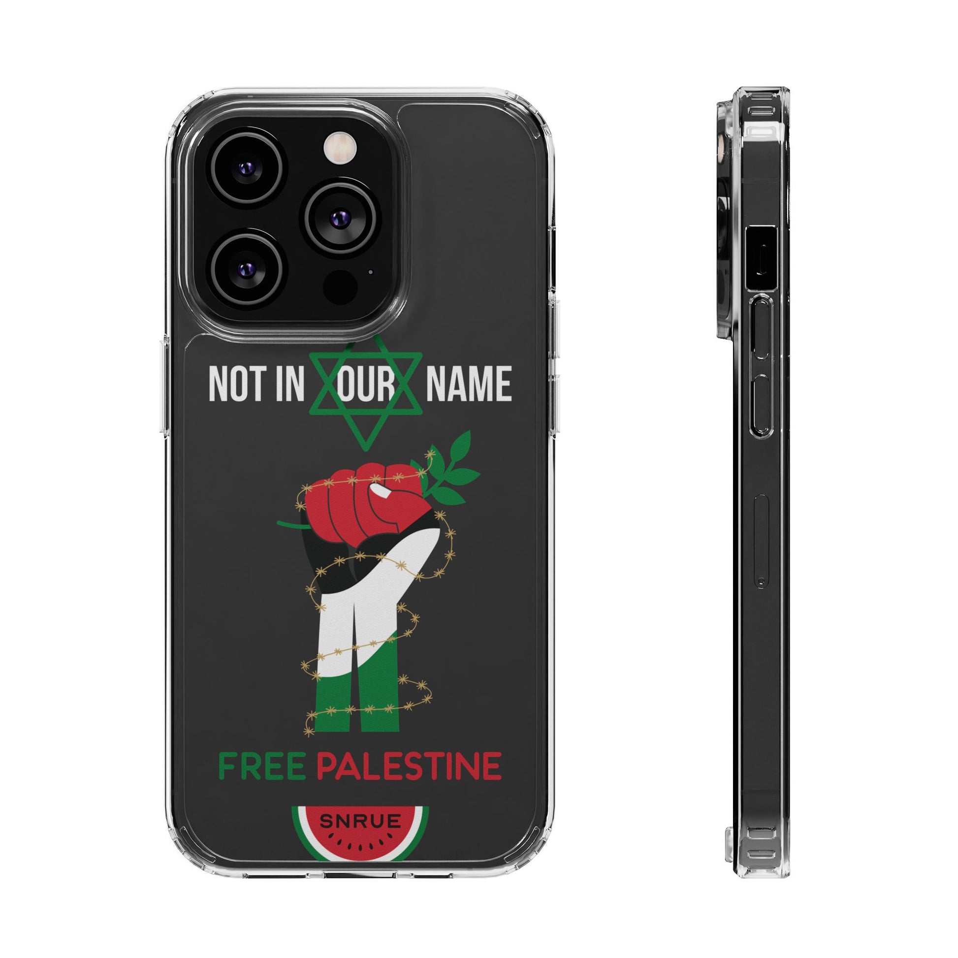 Capa de Telefone Free Palestine da SNRUE® 