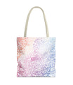 Pastel Calligraphy Tote Bag by SNRUE®