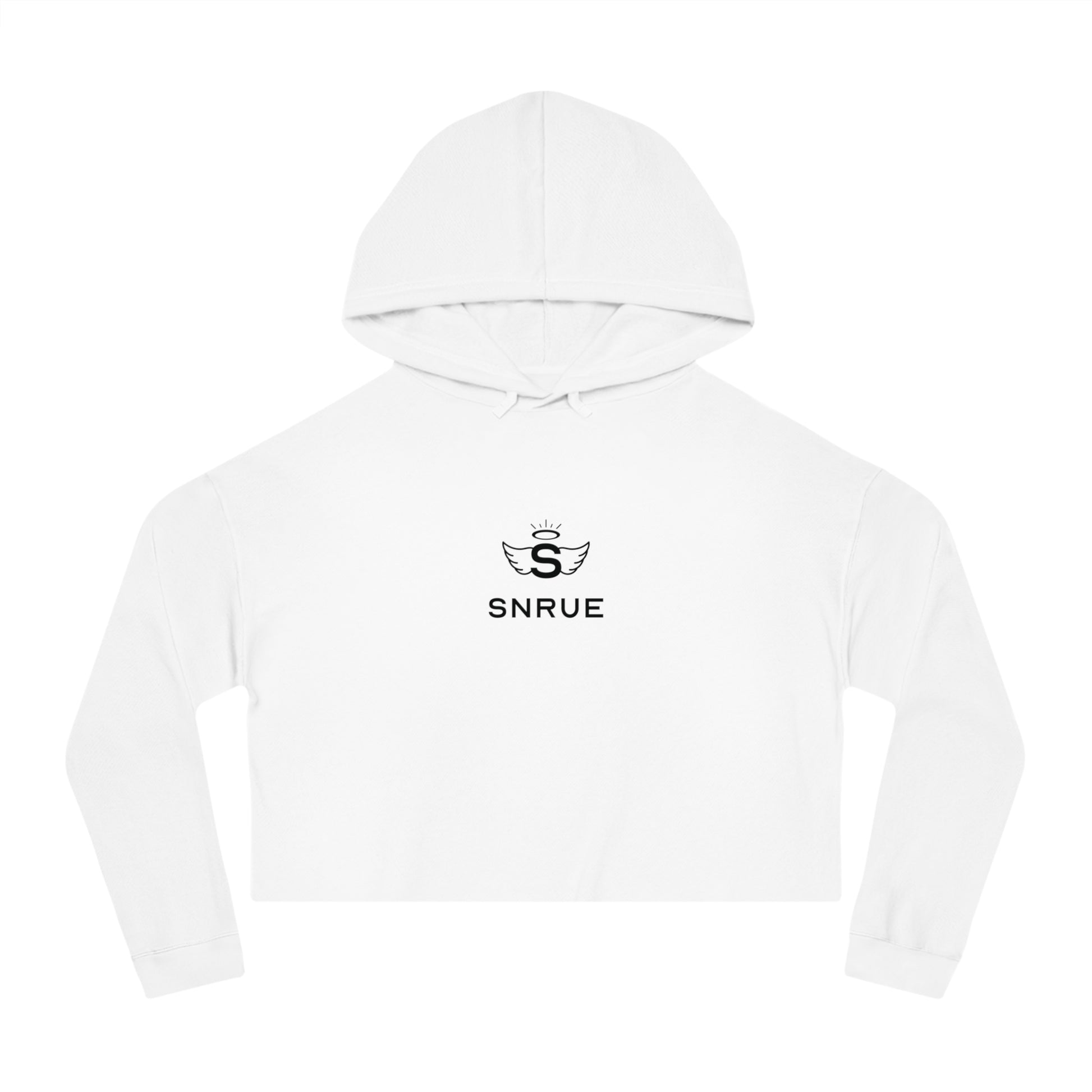 Sudadera con capucha recortada elevada por SNRUE® 