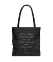 Faith & Purpose Tote Bag by SNRUE®