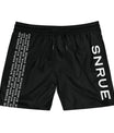 SNRUE® Signature Swim Shorts – Édition Noire 