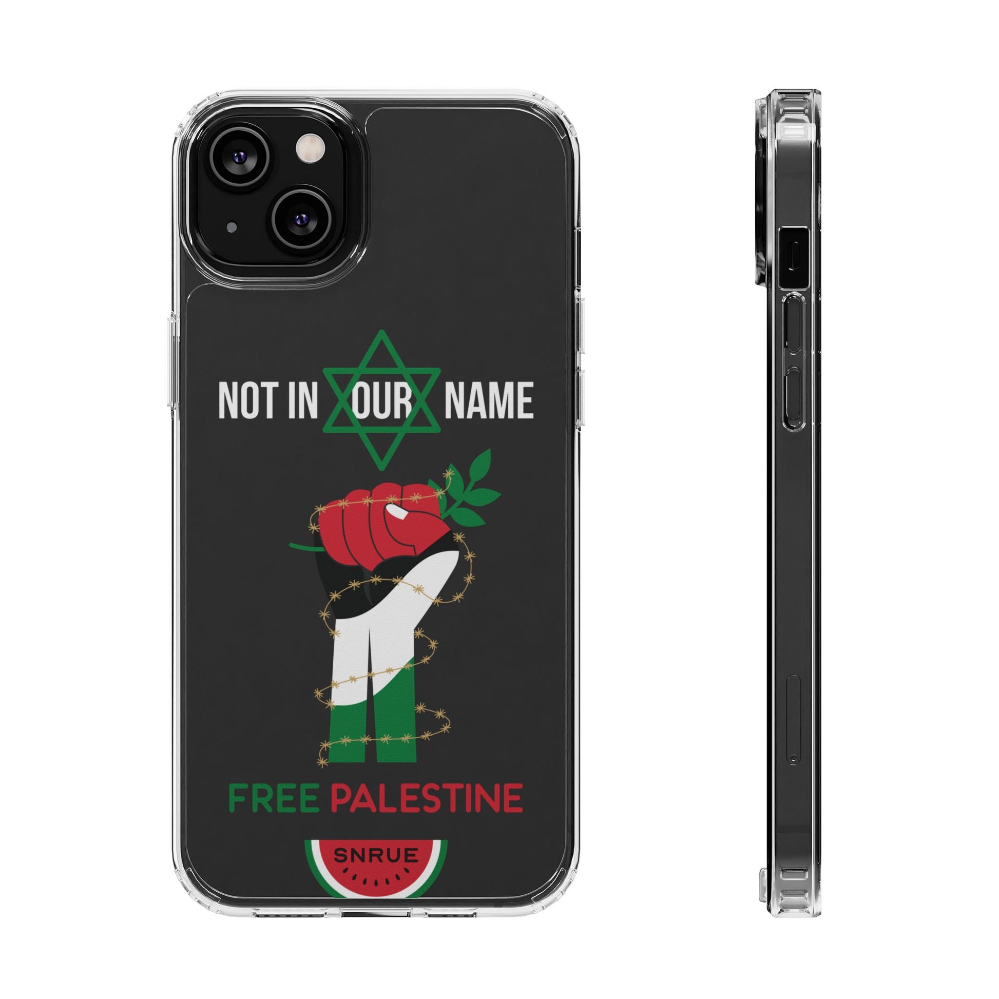 Capa de Telefone Free Palestine da SNRUE® 