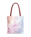 Pastel Calligraphy Tote Bag by SNRUE®