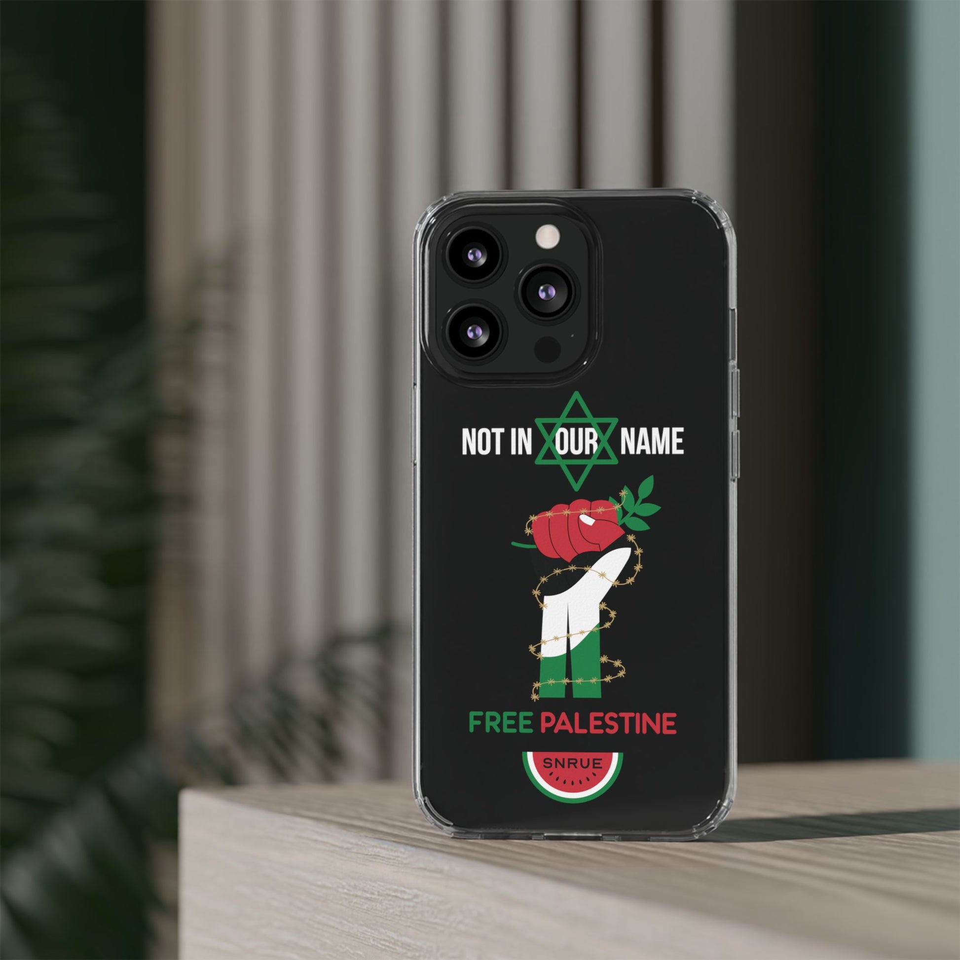 Capa de Telefone Free Palestine da SNRUE® 