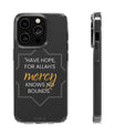 Faith Clear Phone Case von SNRUE® 