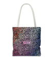 Vibrant Calligraphy Tote Bag by SNRUE®