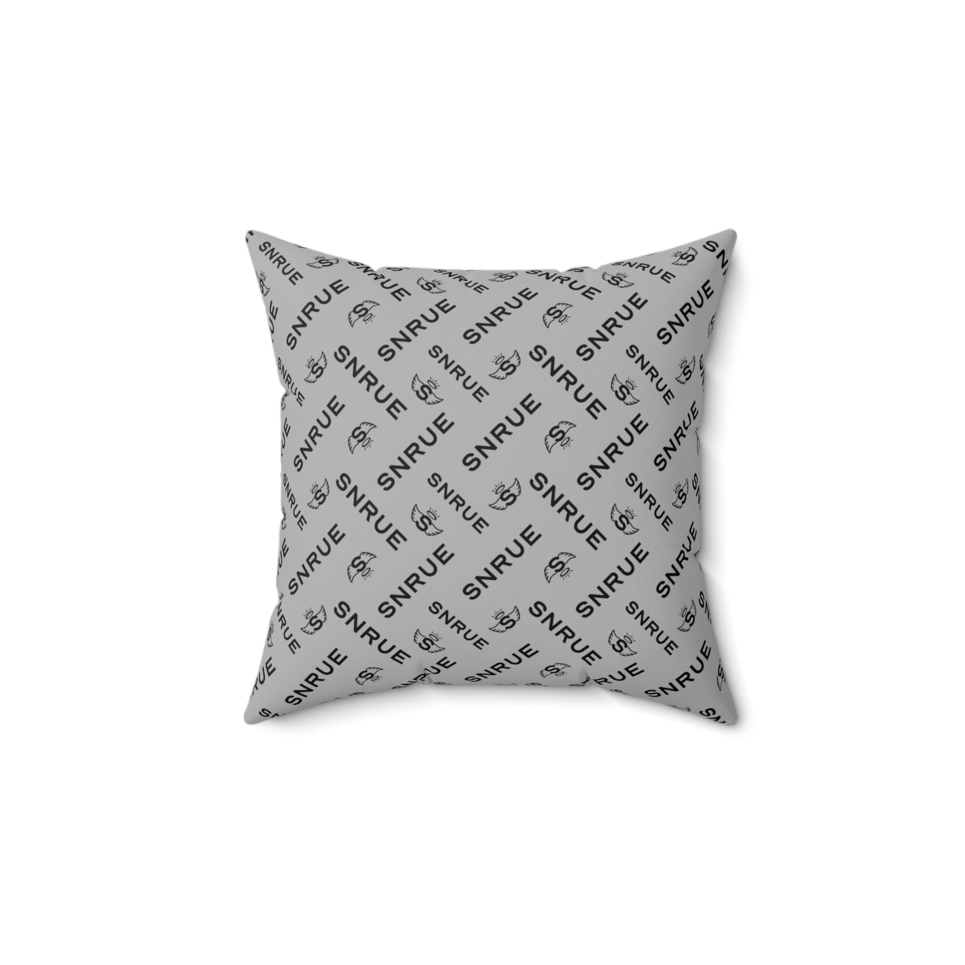 SNRUE® Luxe Monogram Pillow