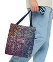 Vibrant Calligraphy Tote Bag by SNRUE®