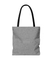 Monochrome Calligraphy Tote Bag by SNRUE®