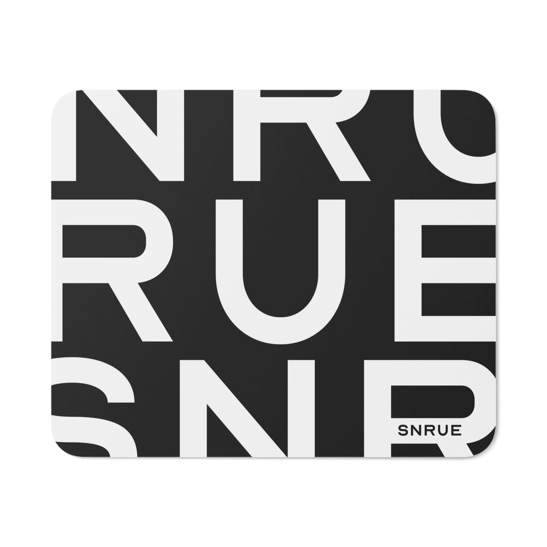 SNRUE® Monochrome Statement Mouse Pad