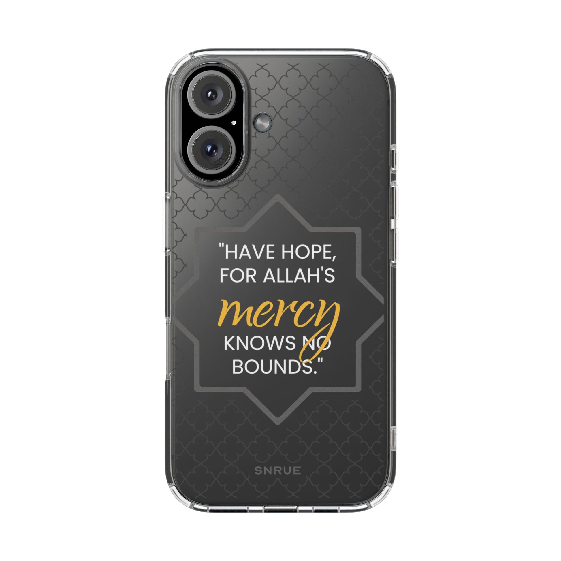 Faith Clear Phone Case von SNRUE® 