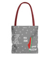 Palestine Solidarity Tote Bag – Gray Edition by SNRUE®