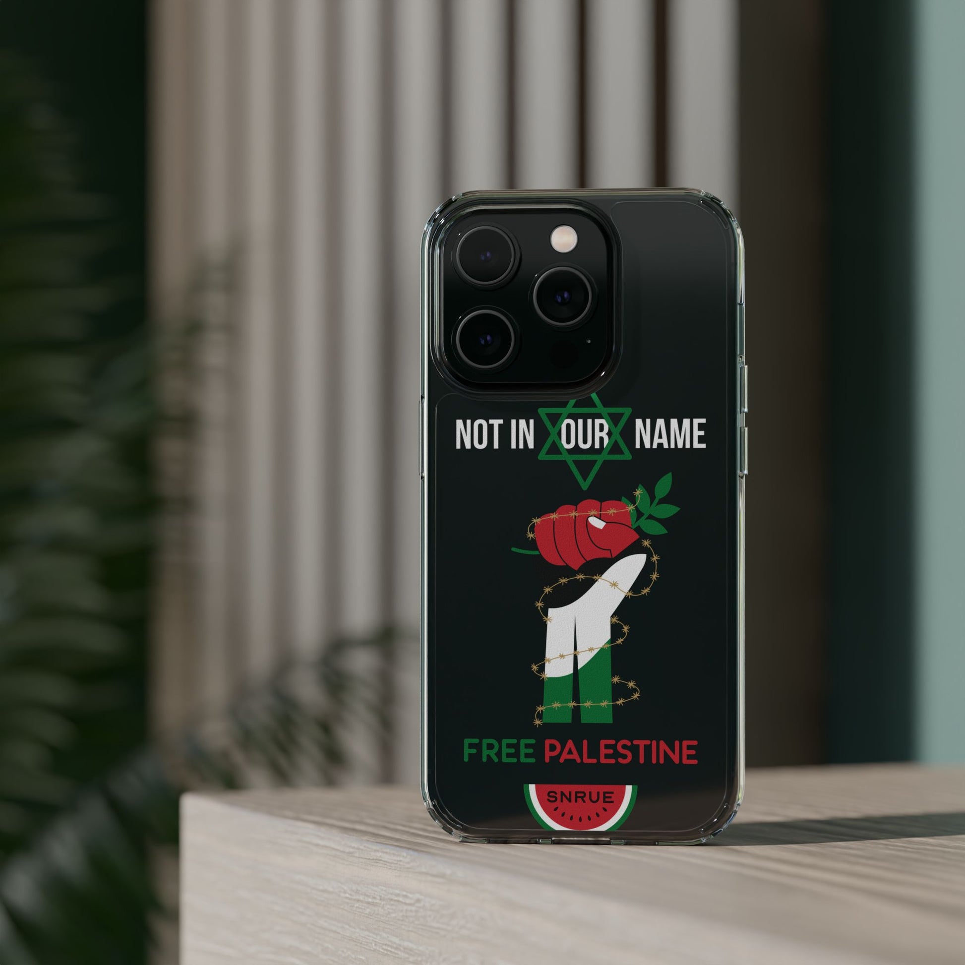 Capa de Telefone Free Palestine da SNRUE® 