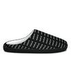 SNRUE® Zapatillas Acogedoras para Interior – Monograma Negro 