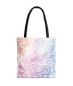 Pastel Calligraphy Tote Bag by SNRUE®