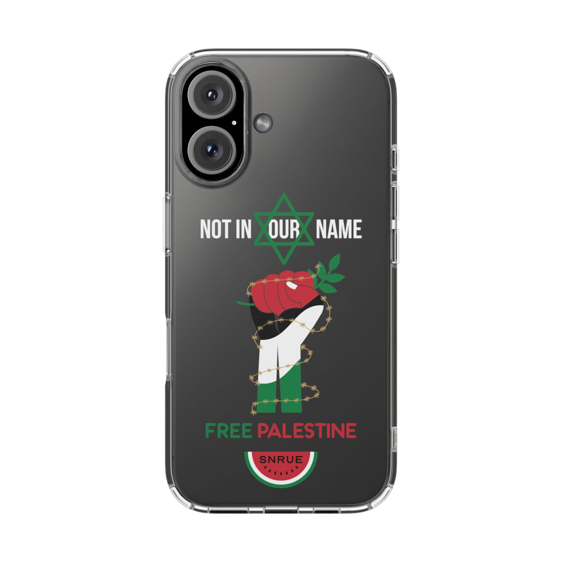 Capa de Telefone Free Palestine da SNRUE® 