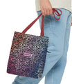 Vibrant Calligraphy Tote Bag by SNRUE®