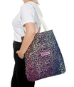 Vibrant Calligraphy Tote Bag by SNRUE®