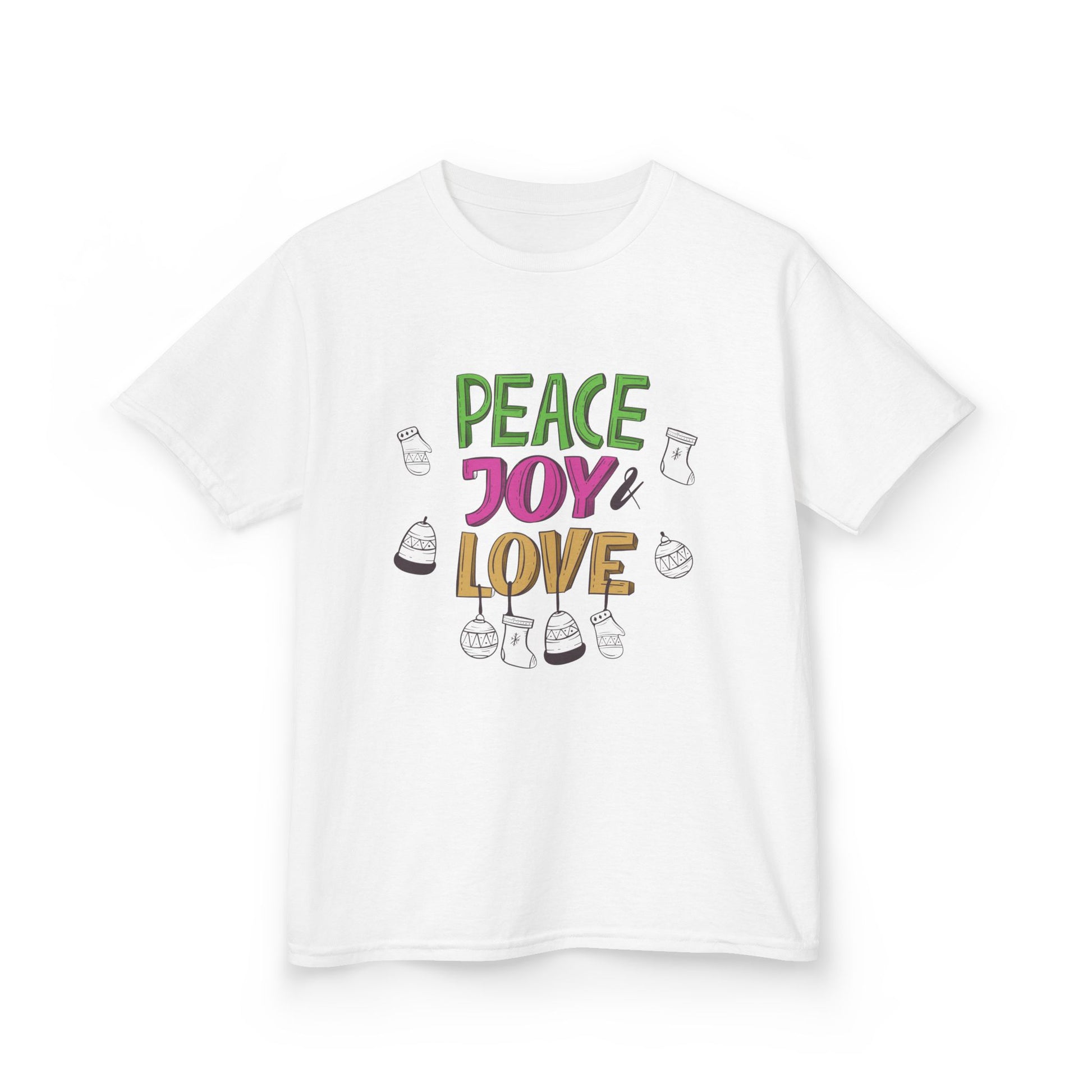 Peace, Joy & Love Tee for Kids by SNRUE®