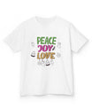 Frieden, Freude & Liebe T-Shirt für Kinder von SNRUE® 