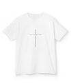 Camiseta Minimalista de Fe con Cruz para Niños de SNRUE® 