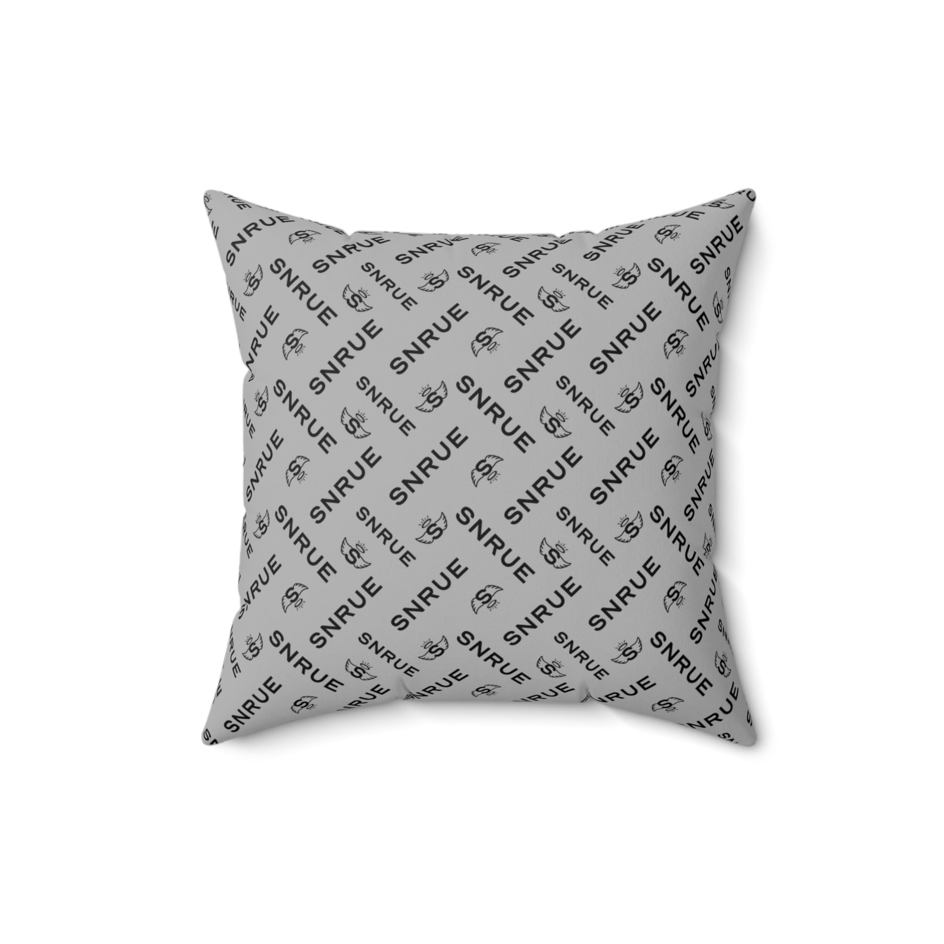 SNRUE® Luxe Monogram Pillow