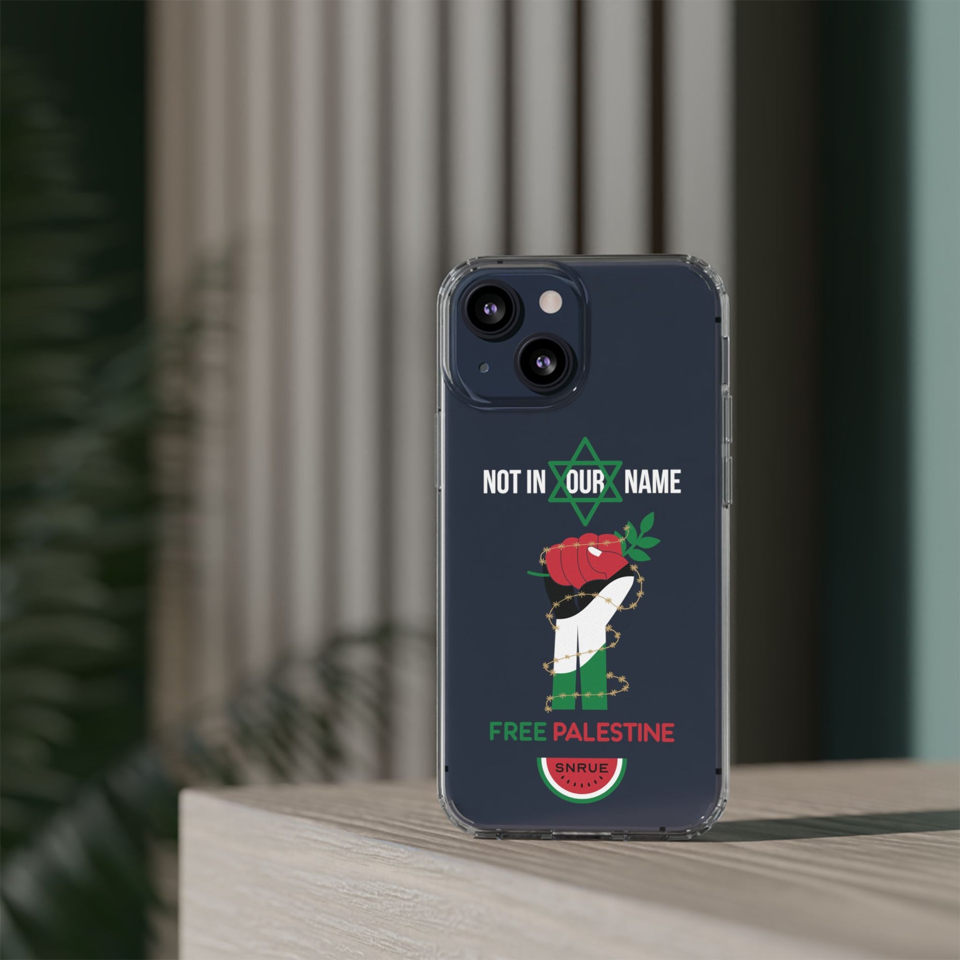 Capa de Telefone Free Palestine da SNRUE® 