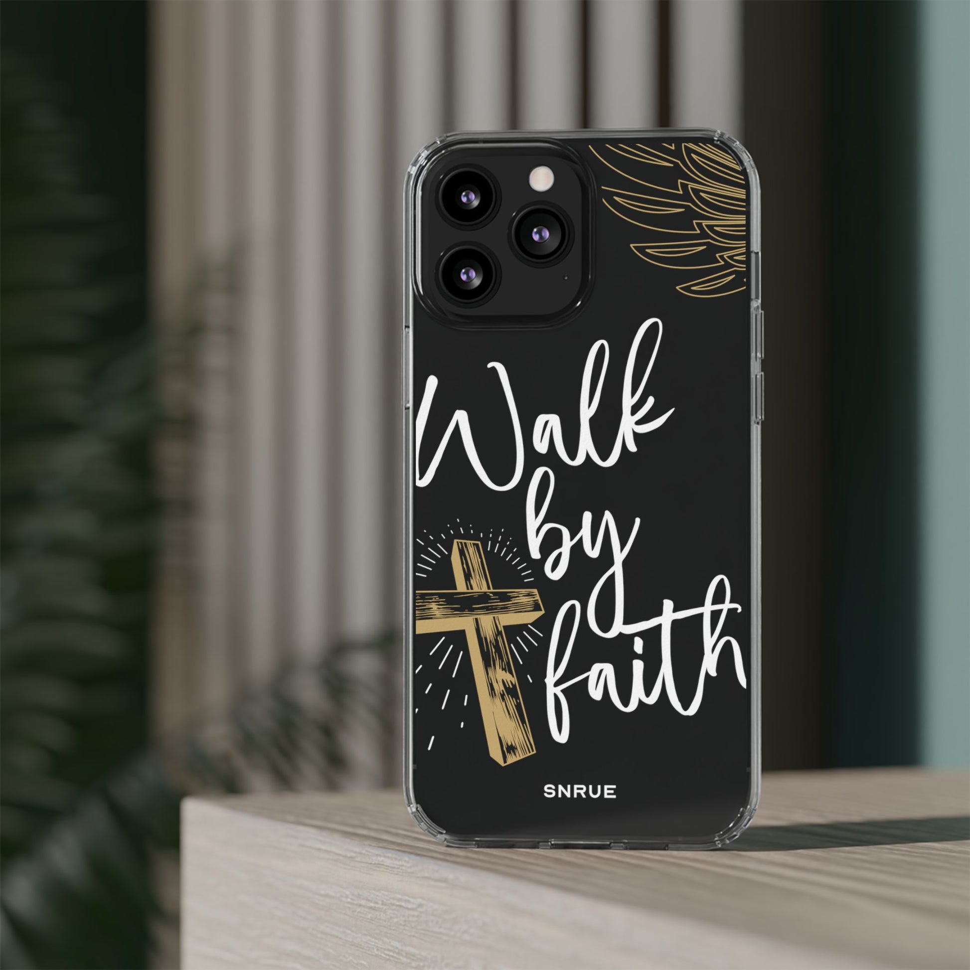 Estuche para teléfono 'Walk by Faith' de SNRUE® 