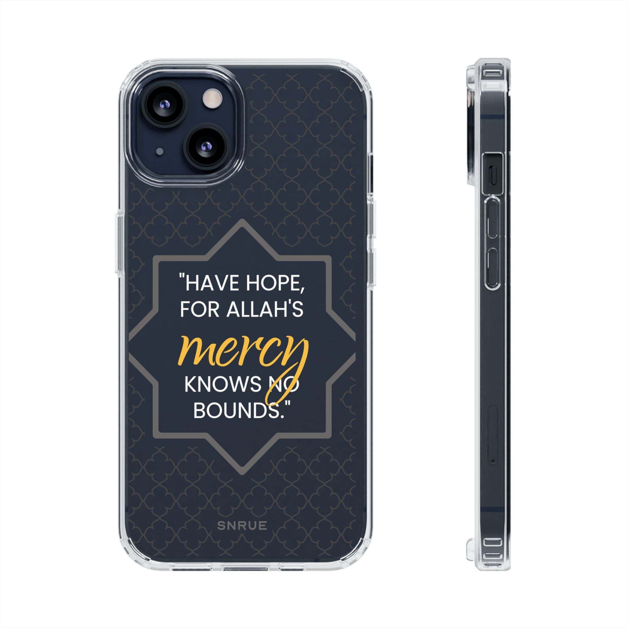 Faith Clear Phone Case von SNRUE® 