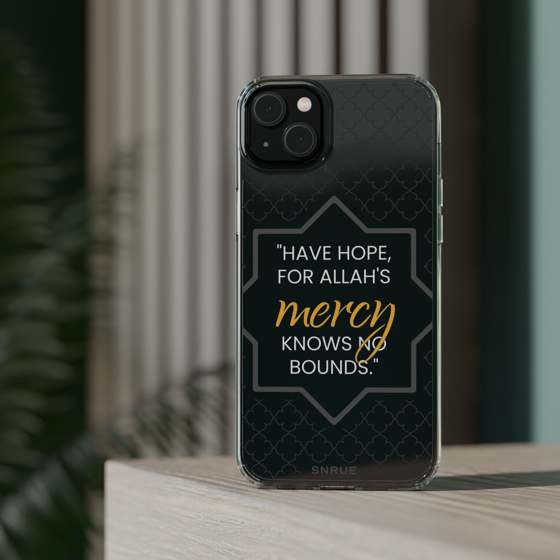 Faith Clear Phone Case von SNRUE® 