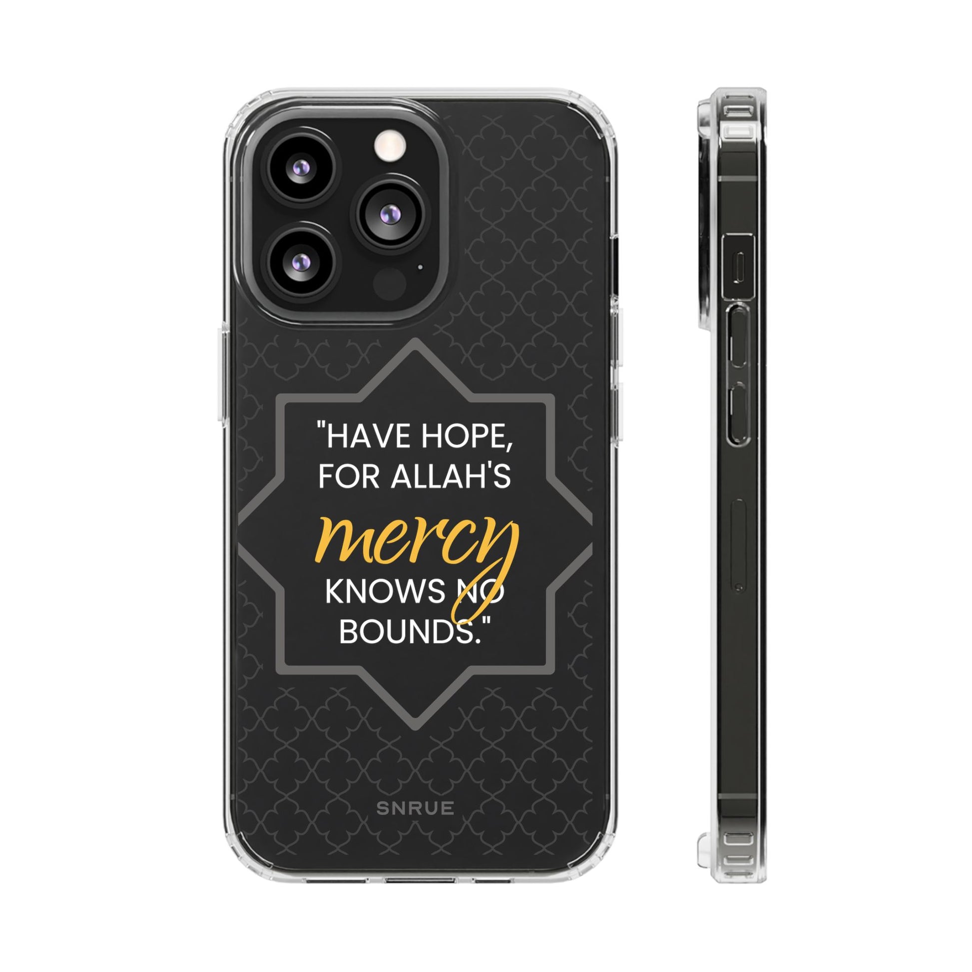 Faith Clear Phone Case von SNRUE® 