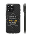 Faith Clear Phone Case von SNRUE® 