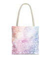 Pastel Calligraphy Tote Bag by SNRUE®