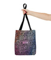 Vibrant Calligraphy Tote Bag by SNRUE®