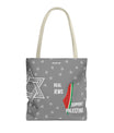 Palestine Solidarity Tote Bag – Gray Edition by SNRUE®