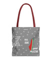 Palestine Solidarity Tote Bag – Gray Edition by SNRUE®