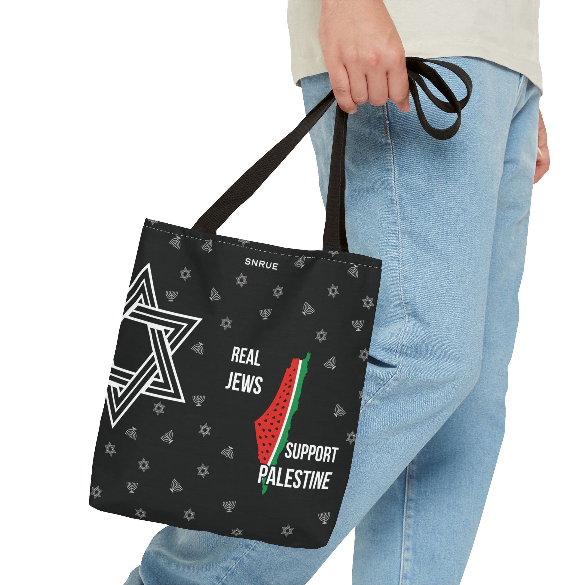 Palestine Solidarity Tote Bag by SNRUE®