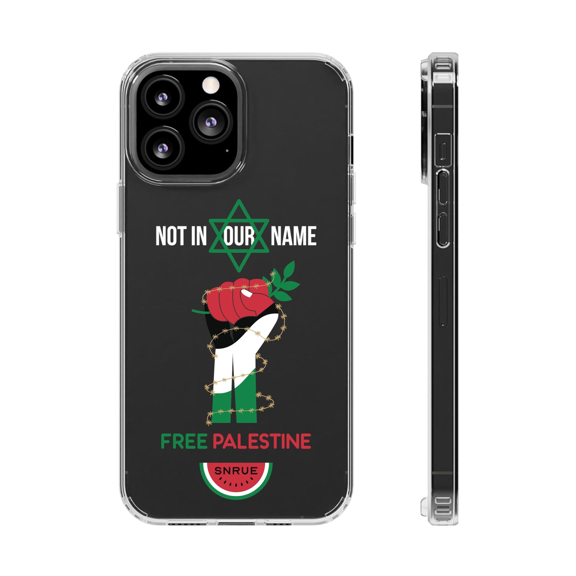 Capa de Telefone Free Palestine da SNRUE® 