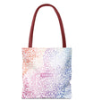 Pastel Calligraphy Tote Bag by SNRUE®