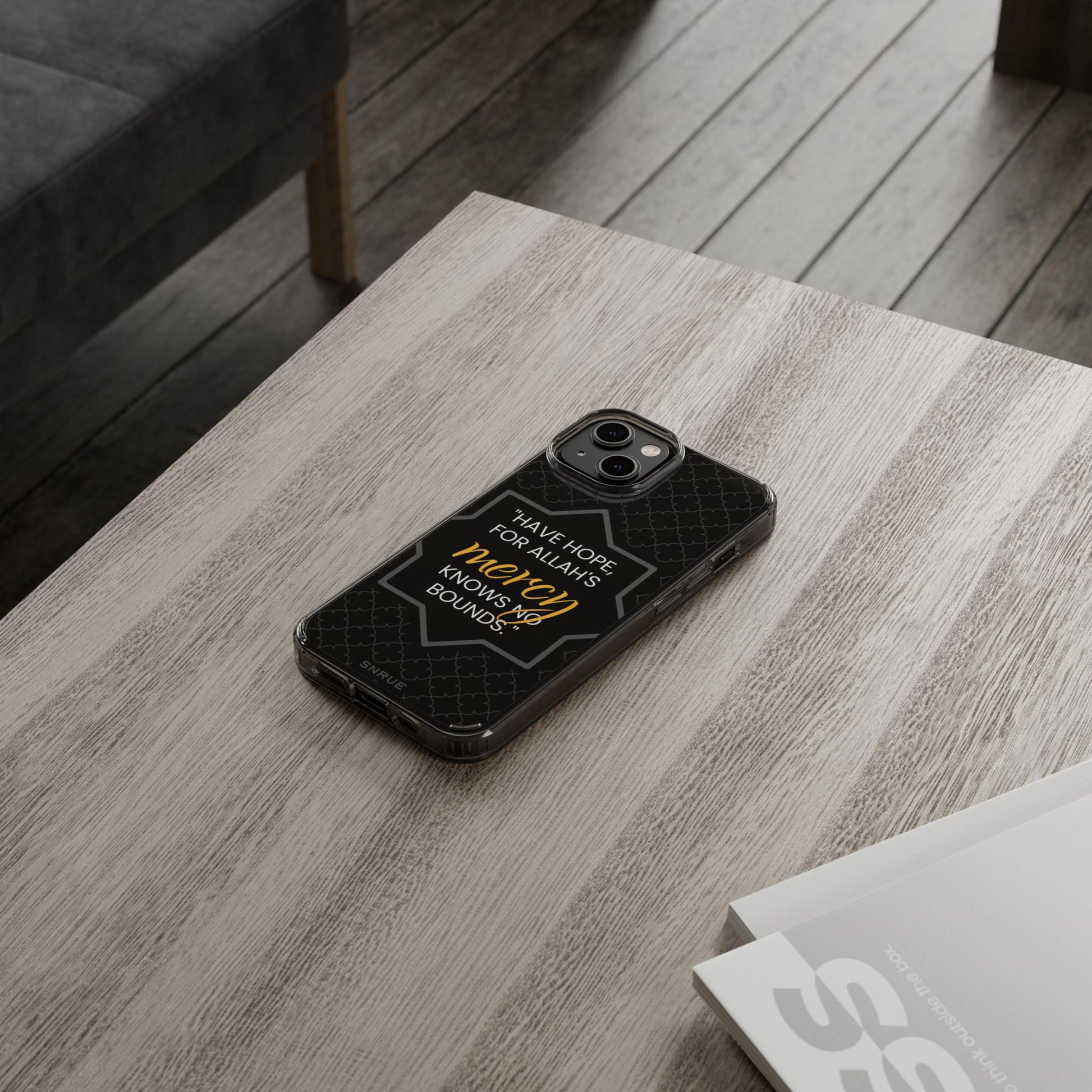 Faith Clear Phone Case von SNRUE® 