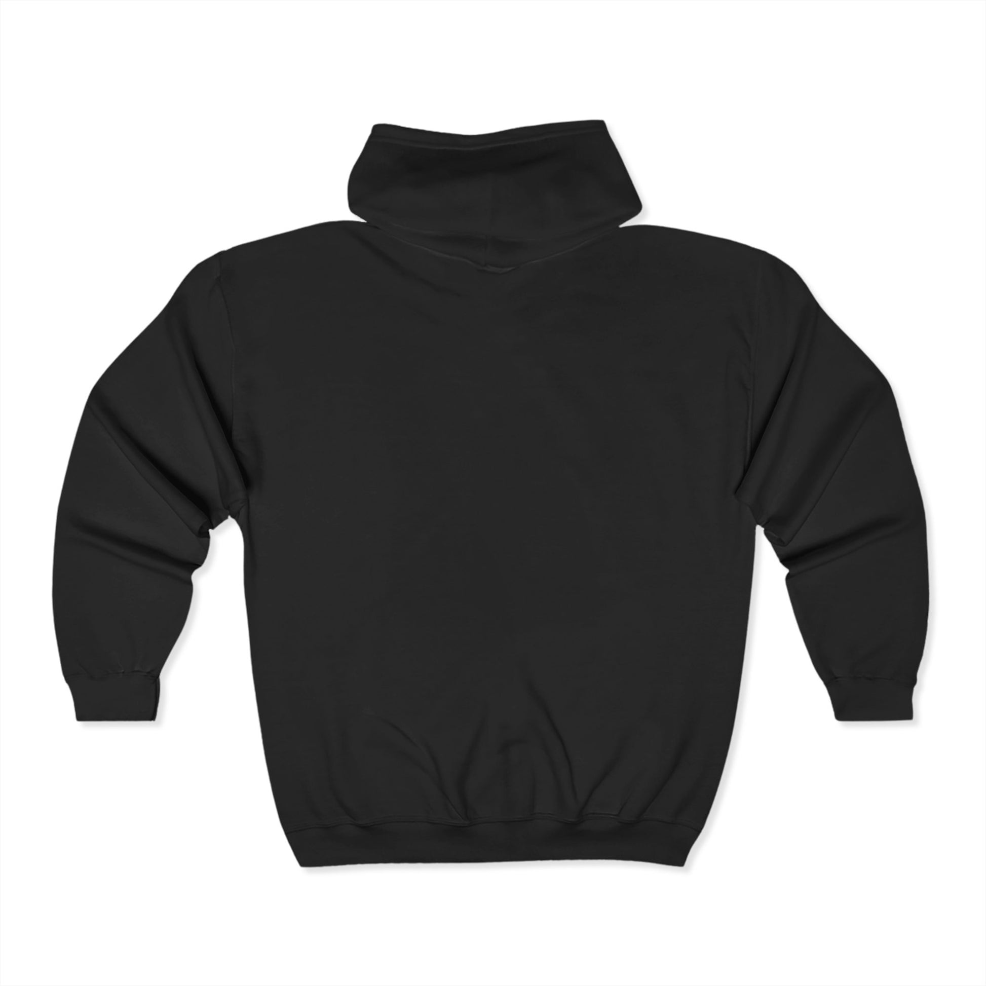 SNRUE® Hoodie com Fecho de Correr Essencial – Edição Preta 