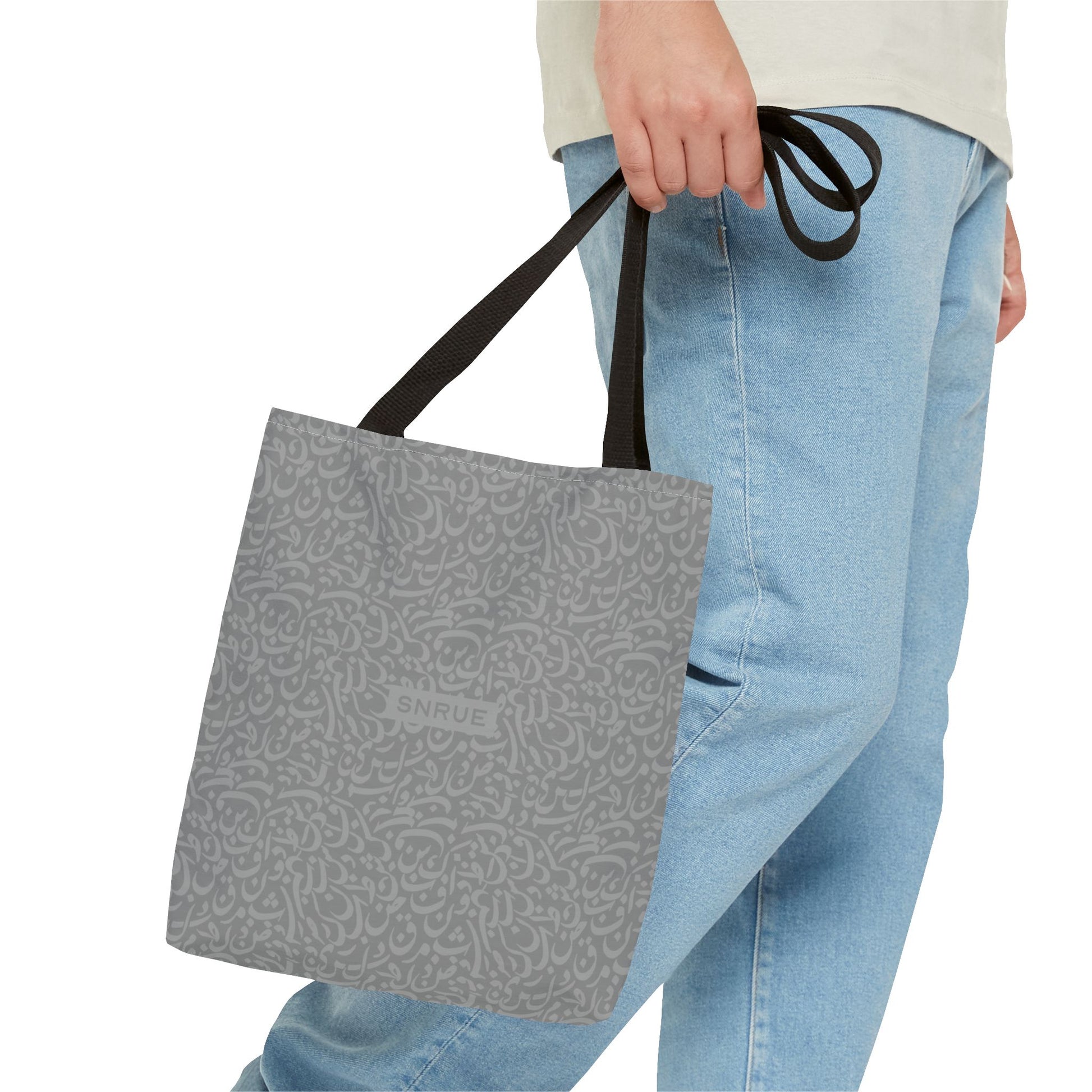 Saco Tote de Caligrafia Monocromática por SNRUE® 