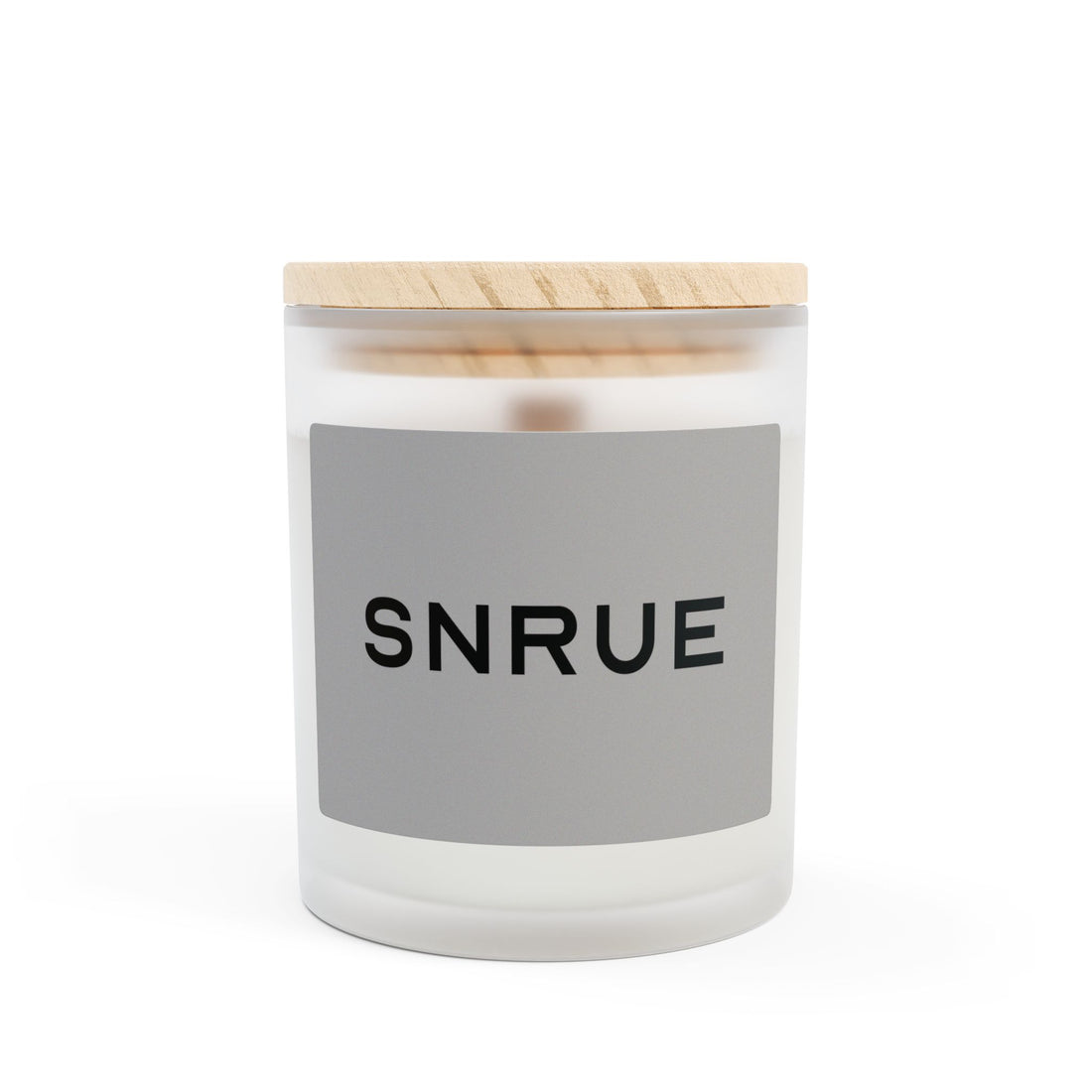 Bougie de luxe à mèche en bois par SNRUE® 