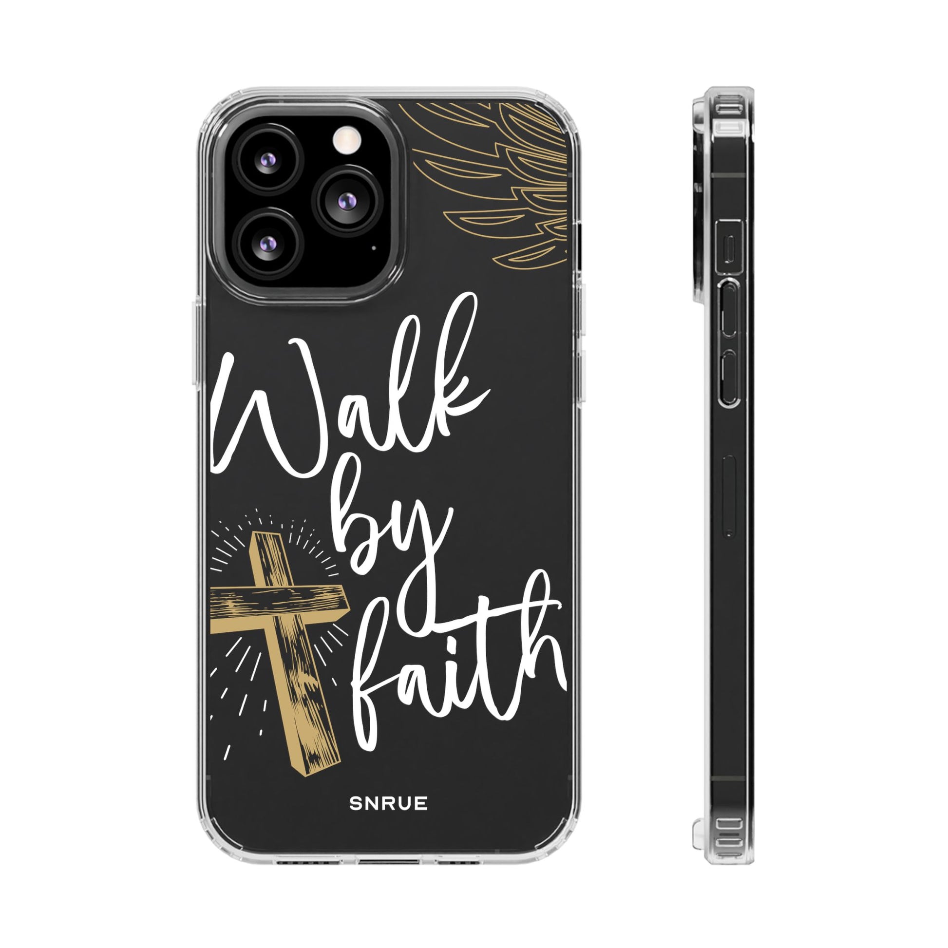 Coque de téléphone Walk by Faith par SNRUE® 