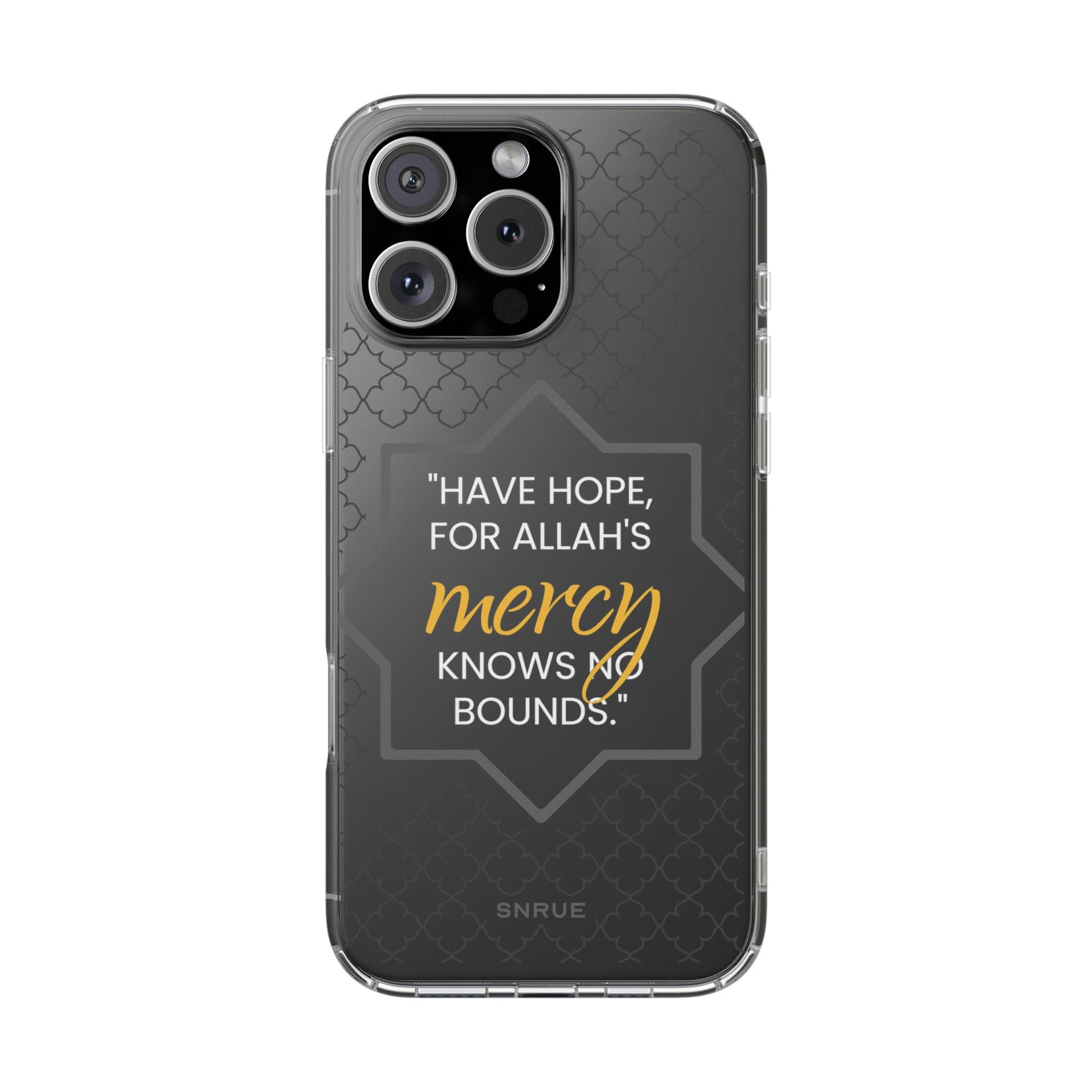 Faith Clear Phone Case von SNRUE® 