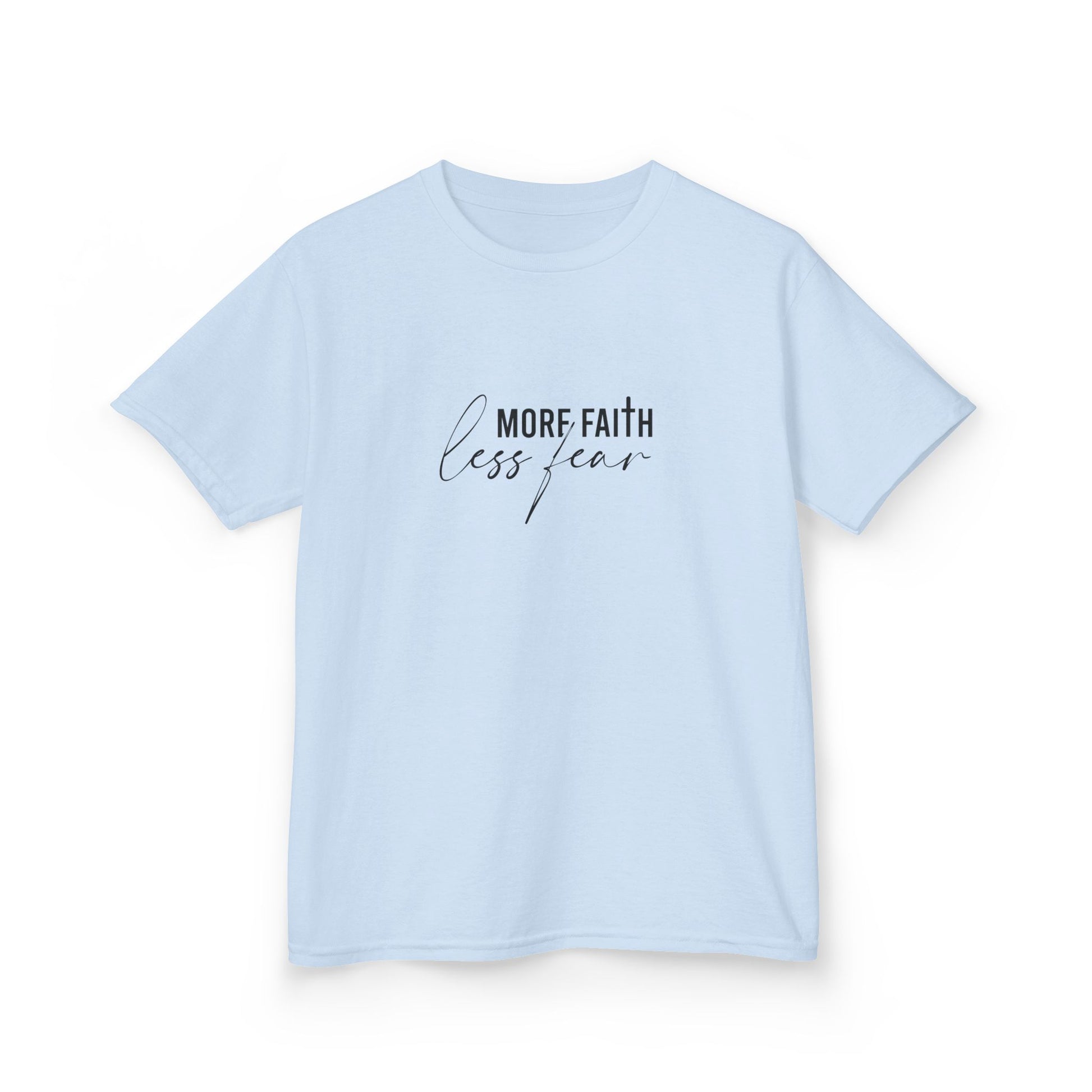 Mehr Glaube, weniger Angst T-Shirt für Kinder von SNRUE® 