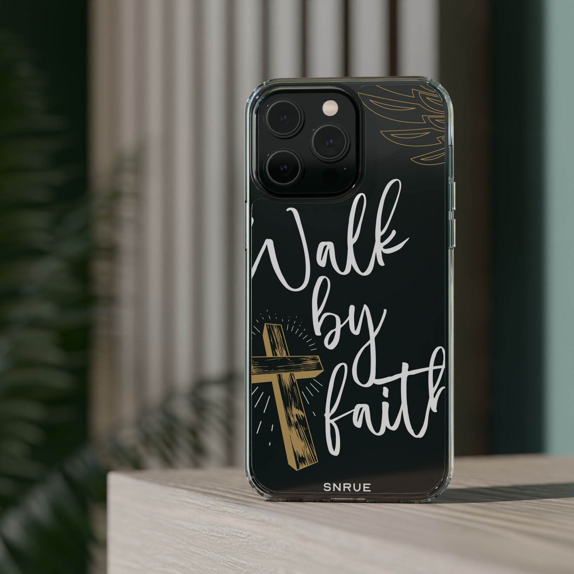 Estuche para teléfono 'Walk by Faith' de SNRUE® 