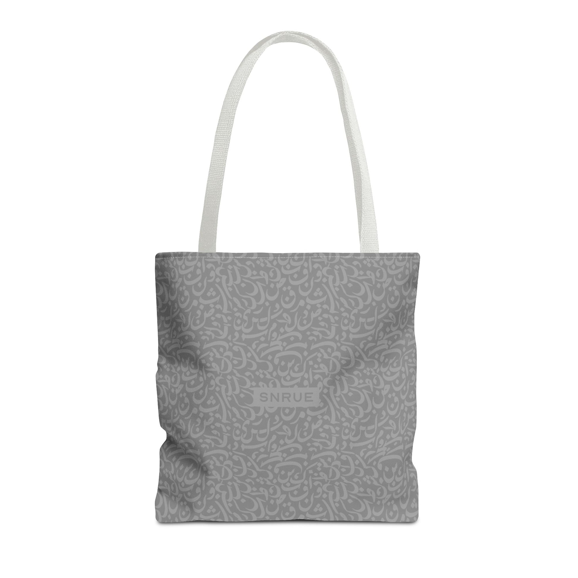 Saco Tote de Caligrafia Monocromática por SNRUE® 