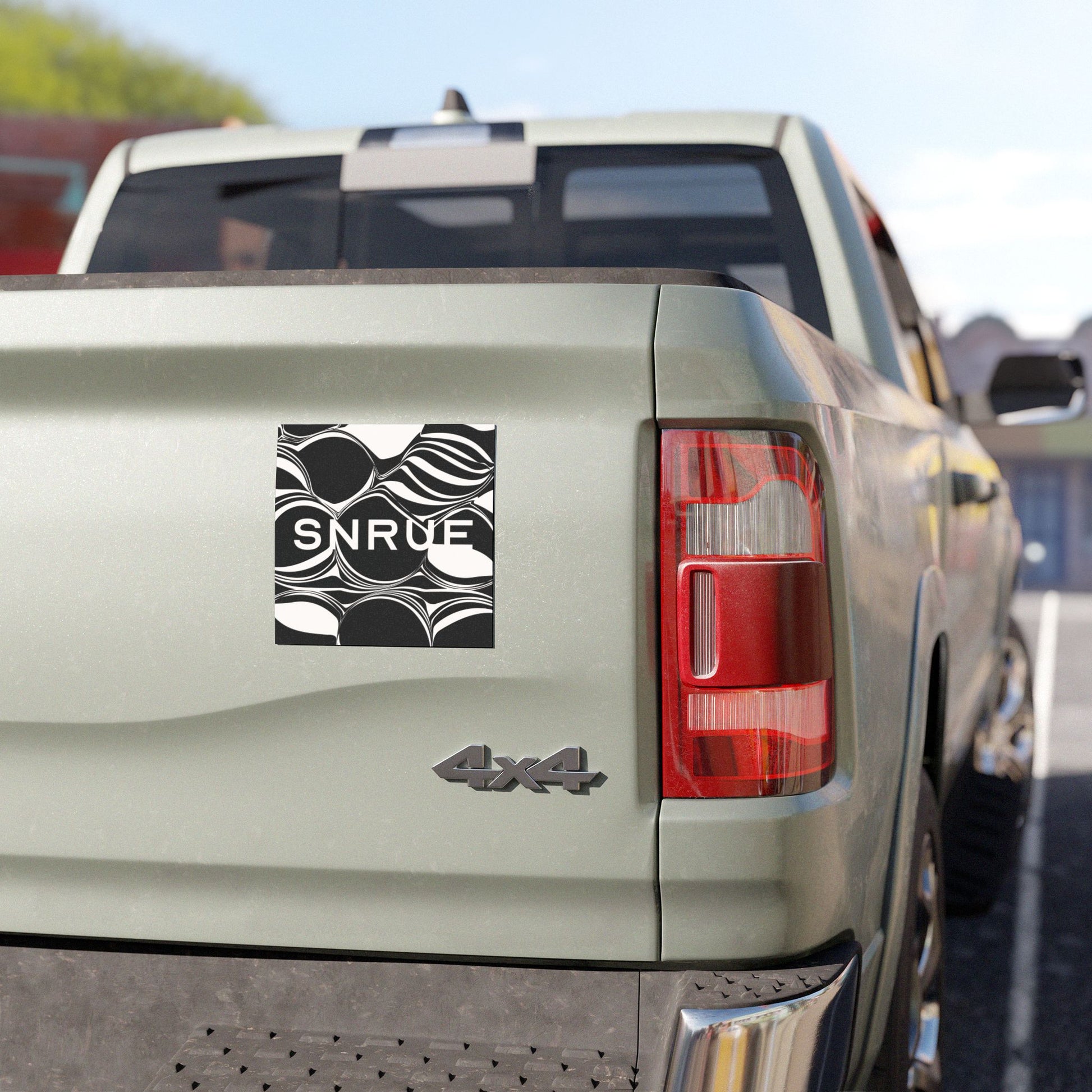 SNRUE® Black Wave Car Magnet